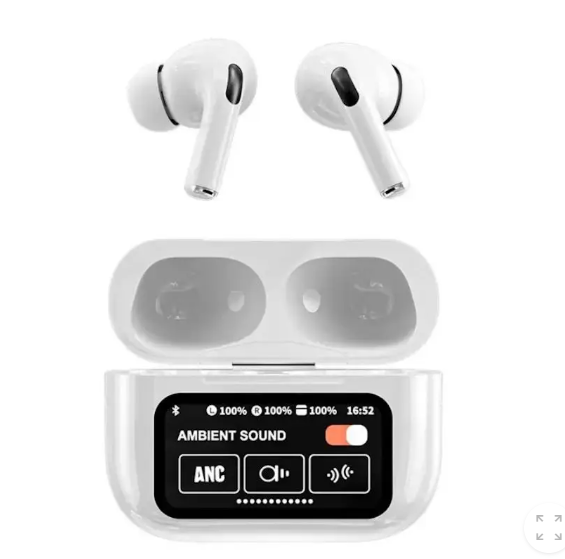 30PCS Bluetooth Earbuds with Touch Screen Case – ANC/ENC Wireless (15 White + 15 Black Mixed)