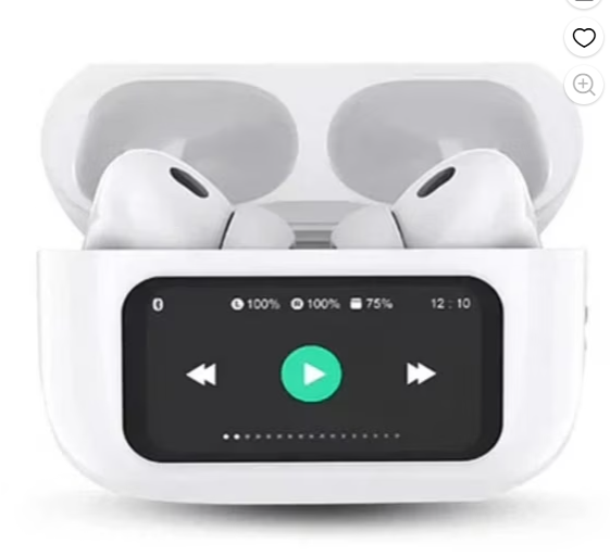 30PCS Bluetooth Earbuds with Touch Screen Case – ANC/ENC Wireless (15 White + 15 Black Mixed)