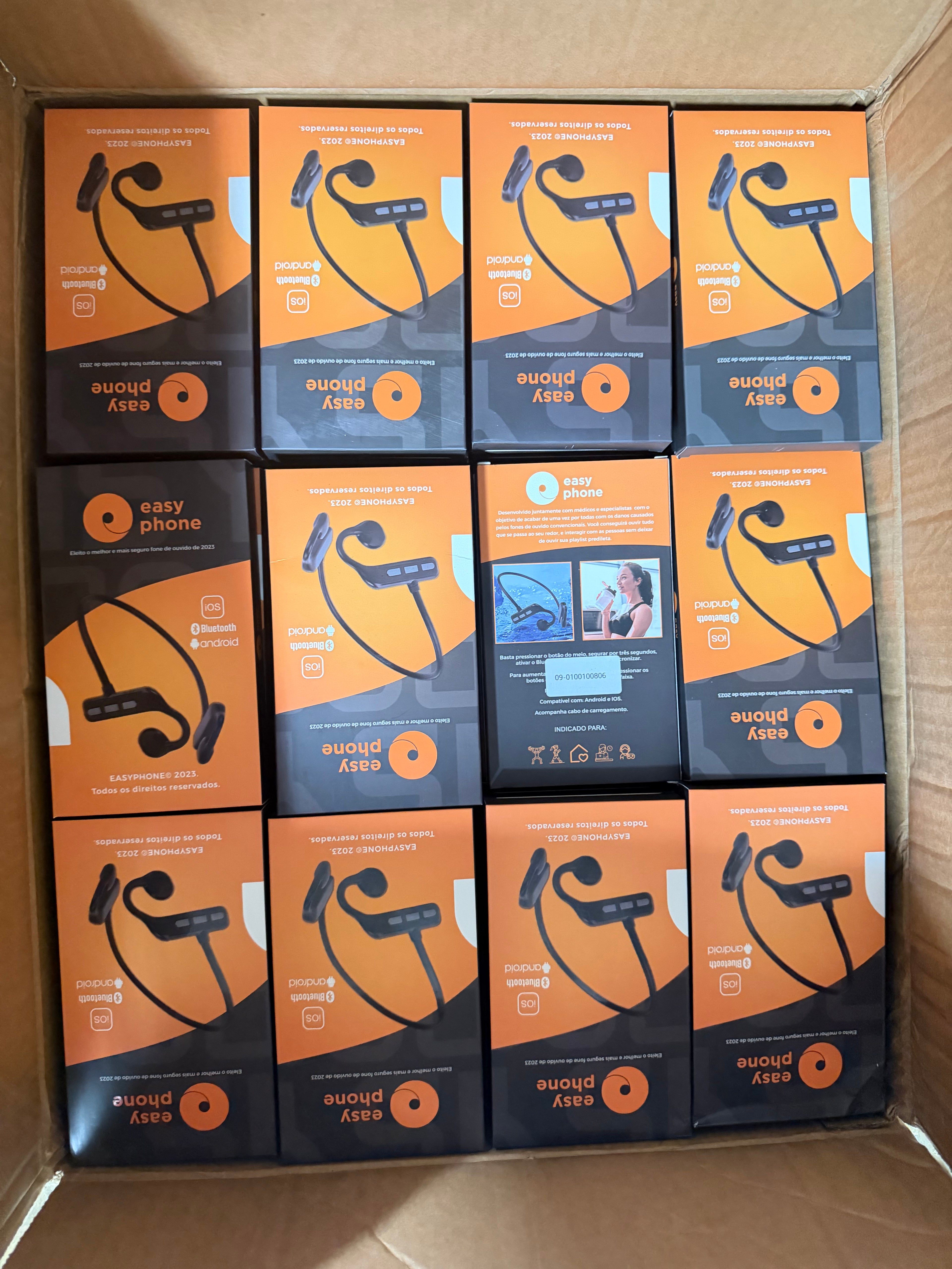 100PCS Open-Ear Bluetooth Headphones – Wireless Sports Earphones Bulk Pack (Comfort Fit & Safe Listening)