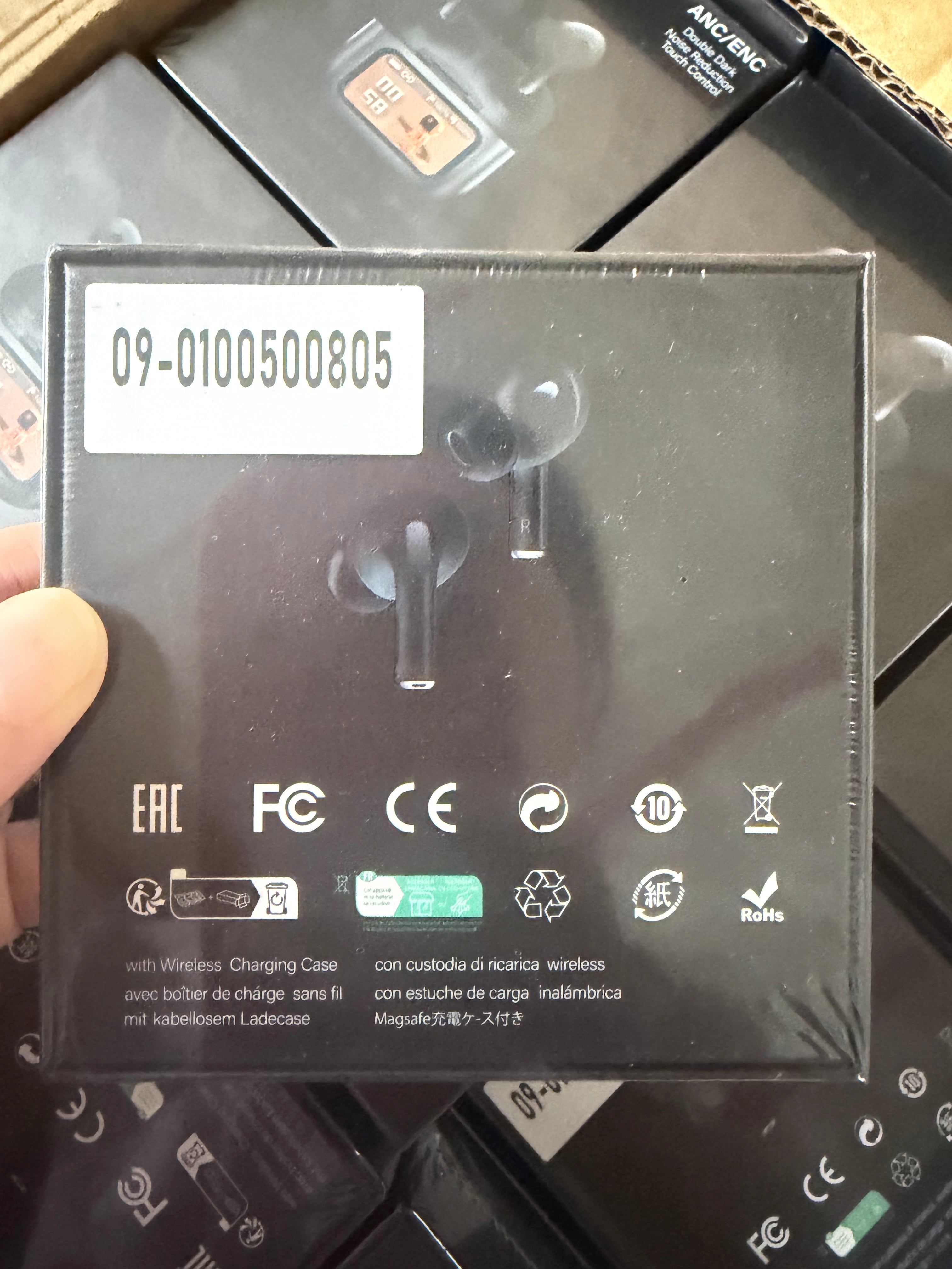 30PCS Bluetooth Earbuds with Touch Screen Case – ANC/ENC Wireless (15 White + 15 Black Mixed)