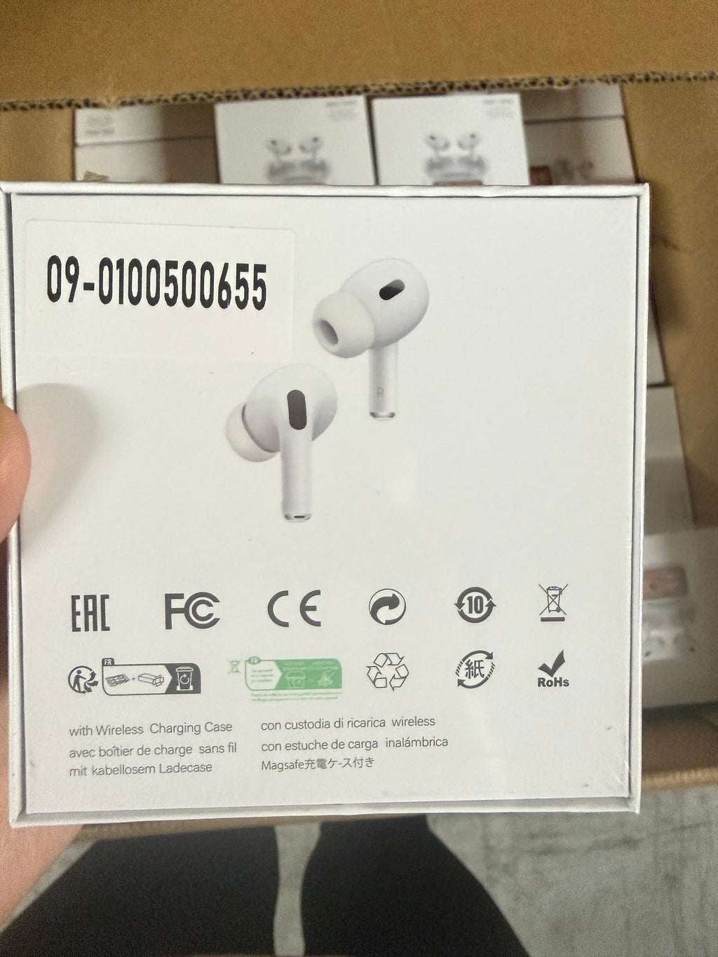 30PCS Bluetooth Earbuds with Touch Screen Case – ANC/ENC Wireless (15 White + 15 Black Mixed)