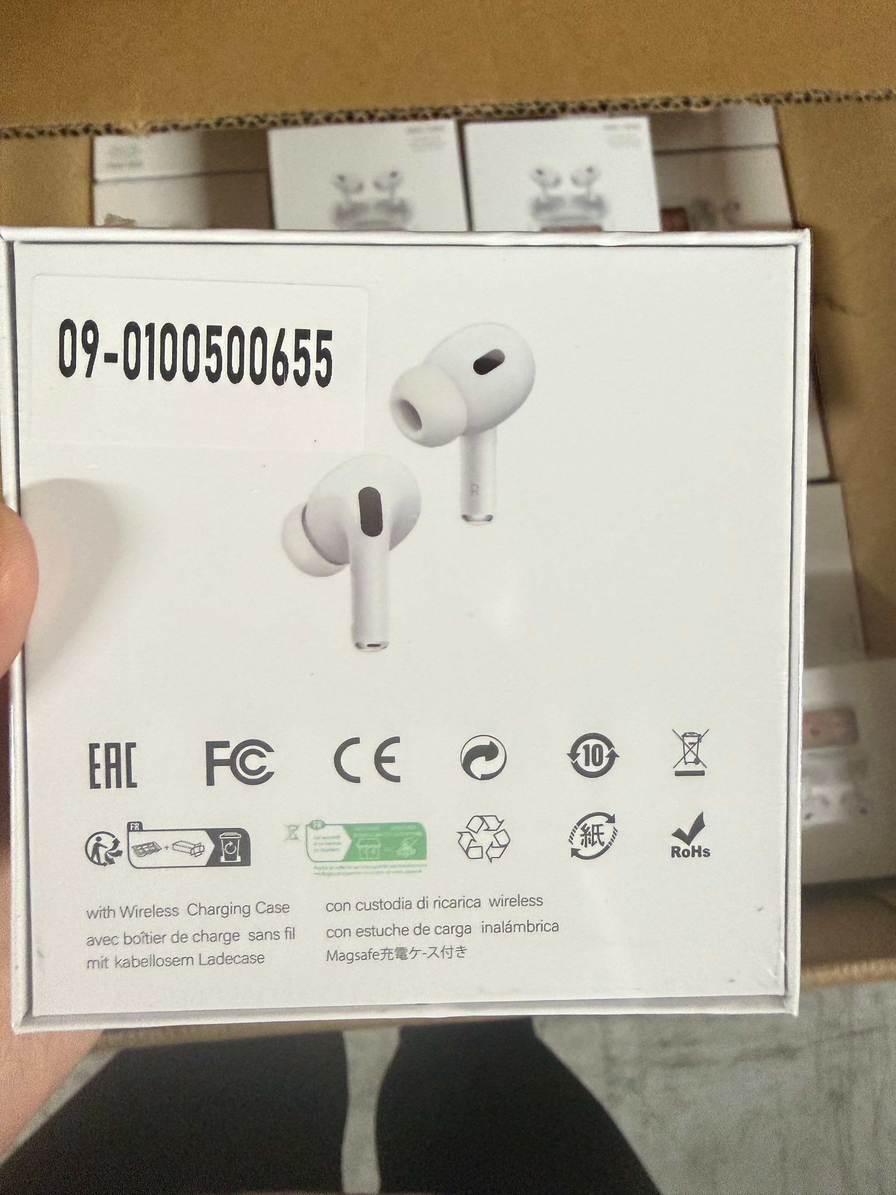 30PCS Bluetooth Earbuds with Touch Screen Case – ANC/ENC Wireless (15 White + 15 Black Mixed)