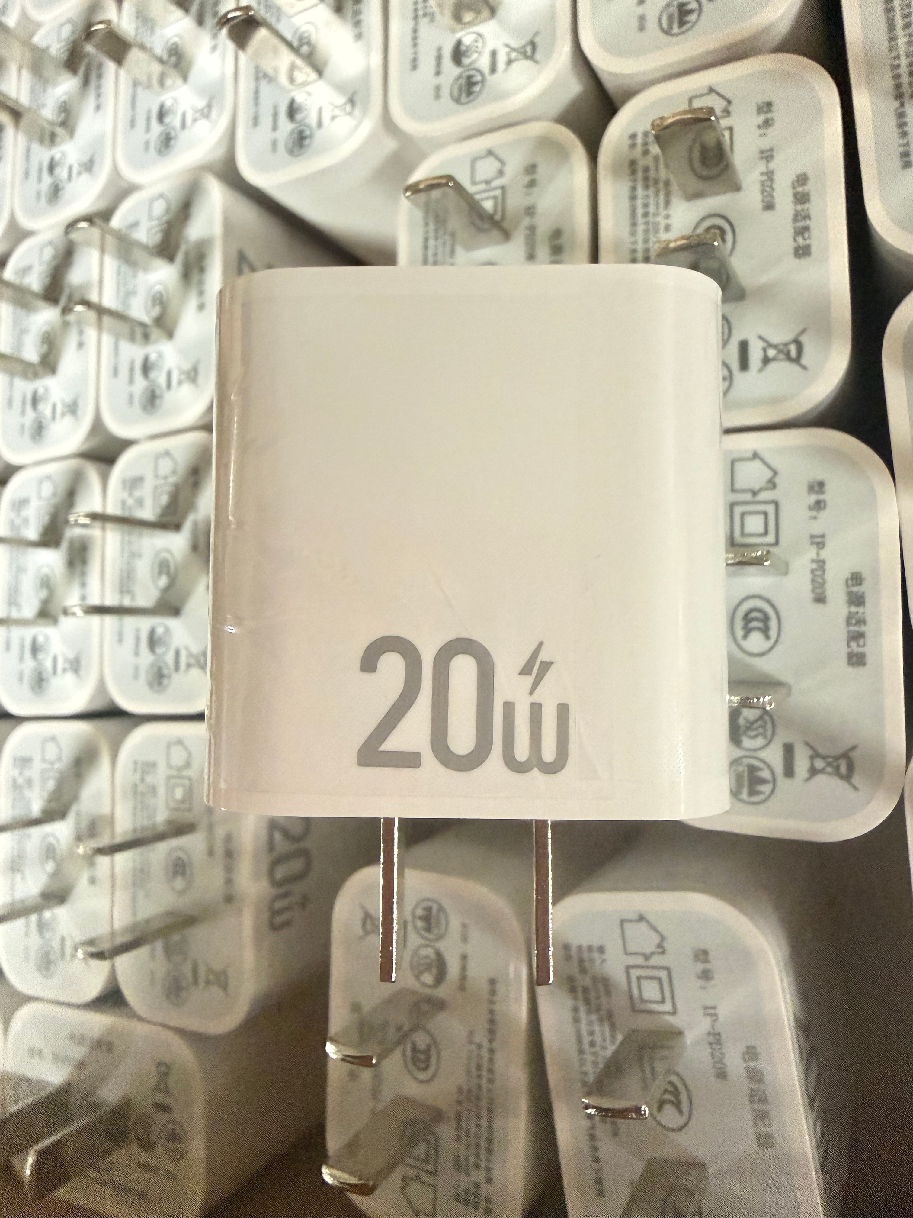 70PCS 20W USB-C Fast Chargers – Bulk Charging Cube Bundle for iPhone & Android